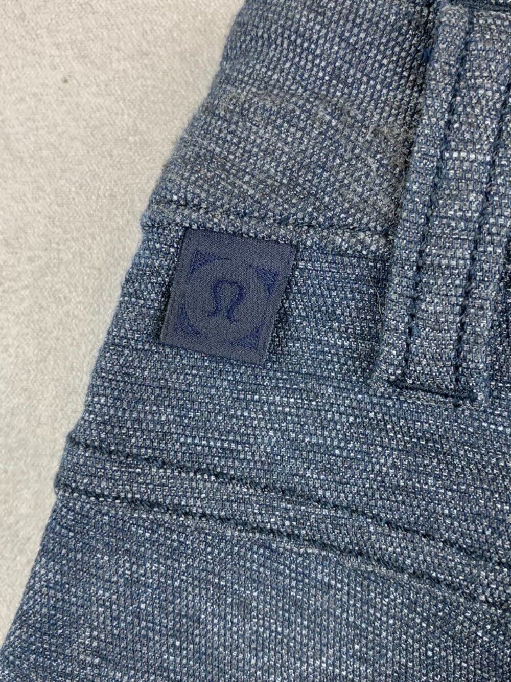 Lululemon Mens 30 Blue Chino ABC Pant Slim Tech Canvas Tapered M5609S 30x32 - Picture 11 of 13